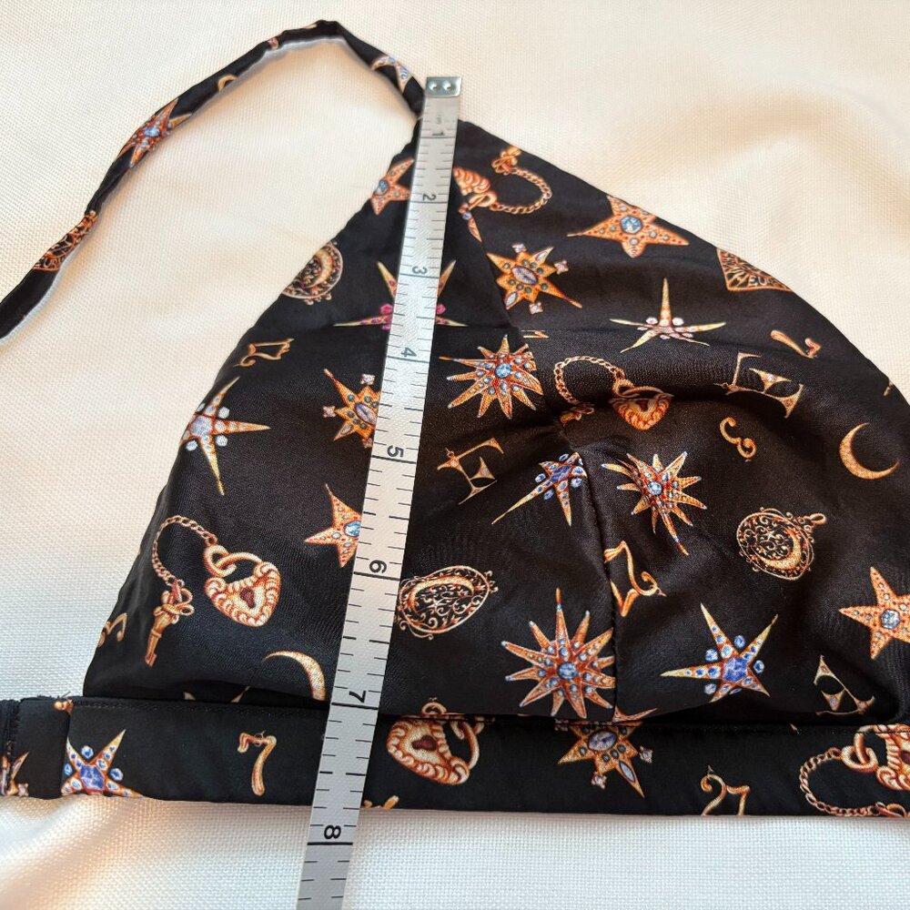 Fleur Du Mal Luxe Triangle Bra XL -final price - Picture 5 of 9